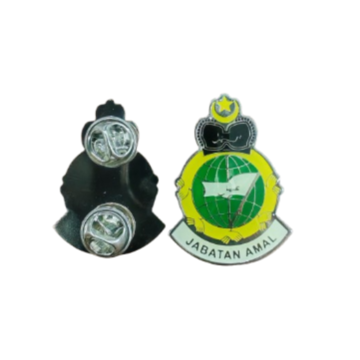 JABATAN AMAL COLLAR BADGE METAL